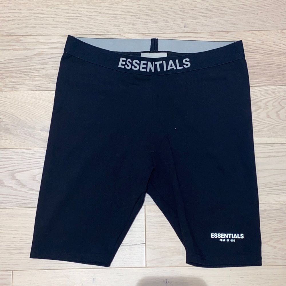 Essentials Fear of God - Athletic Biker Shorts, Black
